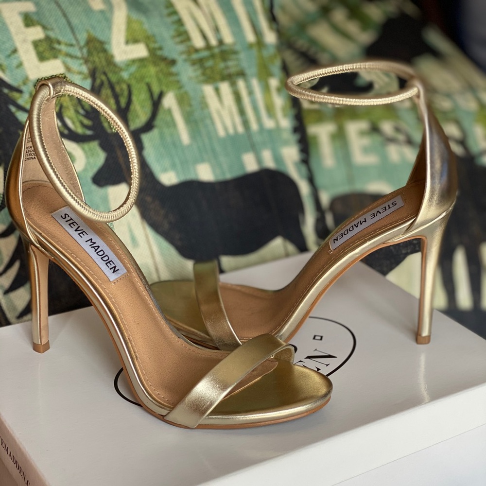 Steve Madden Soph Champagne Heels